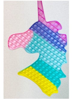 برايم بي جافاودان Prime Push Pop Bubble Fidget Unicorn Shape غير سامة للتخلص من الإجهاد من السيليكون  - Image 3