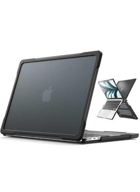 MacBook Pro 14.2/14 Inch Case 2023/2021 Release A2779 / A2442 with M2 M1 Pro/Max Chip Heavy Duty Hard Shell Dual Layer Protective Cover with Fold Kickstand for MacBook Pro