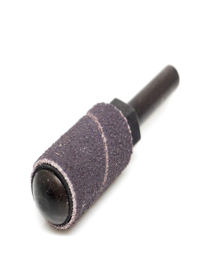 كاشطة القياس أشرطة صنفرة من أكسيد الألومنيوم من Benchmark Abrasives مقاس 1/2 بوصة × 1 بوصة، أشرطة حلزونية ملحقة لصنفرة دوارة للمثقاب وماكينة الصنفرة، صنفرة تلميع المعادن لأعمال النجارة - أداة صنفرة (عبوة من 10 قطع)، حبيبات 80 - Image 2