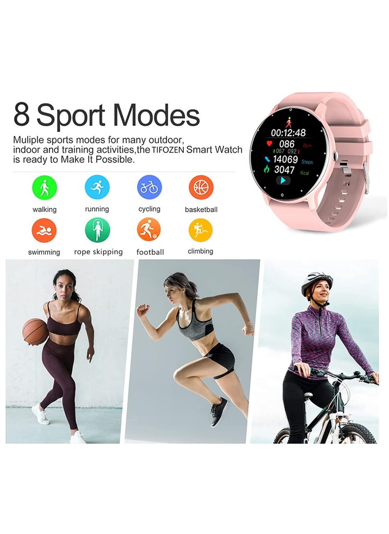 Generic ZL02D Smart Watch, 1.28 Inch Touch Screen Fitness Tracker with Message Reminder, Blood Oxygen, Heart Rate Monitor, Sleep Analysis, Sports Modes for Android iOS  - Image 3