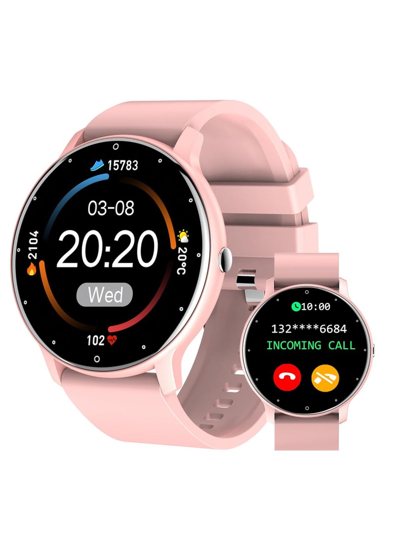 Generic ZL02D Smart Watch, 1.28 Inch Touch Screen Fitness Tracker with Message Reminder, Blood Oxygen, Heart Rate Monitor, Sleep Analysis, Sports Modes for Android iOS  - Image 1