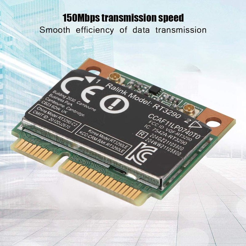 Tangxi Network Card, RT3290 Mini PCI E Port Network Card, 150Mbps High Speed PCI E Bluetooth Network Card - Image 2