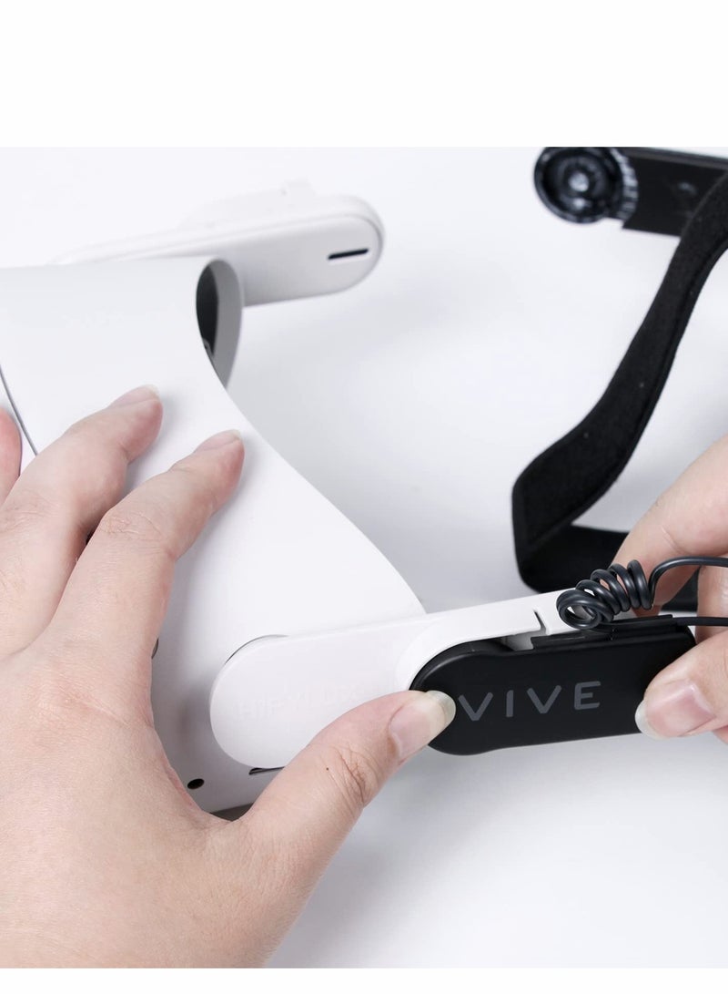 SOLARAE Deluxe Audio Strap Adapter Kit for Oculus Quest 2, HTC Vive (V2) & FrankenQuest 2 - Smartly Connected VR Headset Strap for Enhanced Comfort and Experience. - Image 4