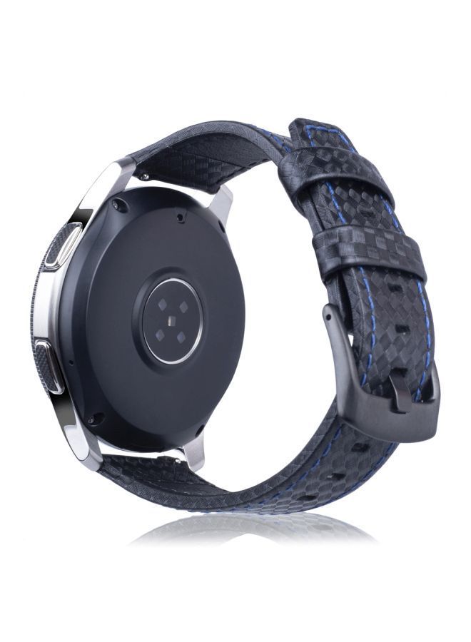 NIBEMINENT Replacement Band For Samsung Gear S3 22mm Blue/Black/Grey  - Image 3