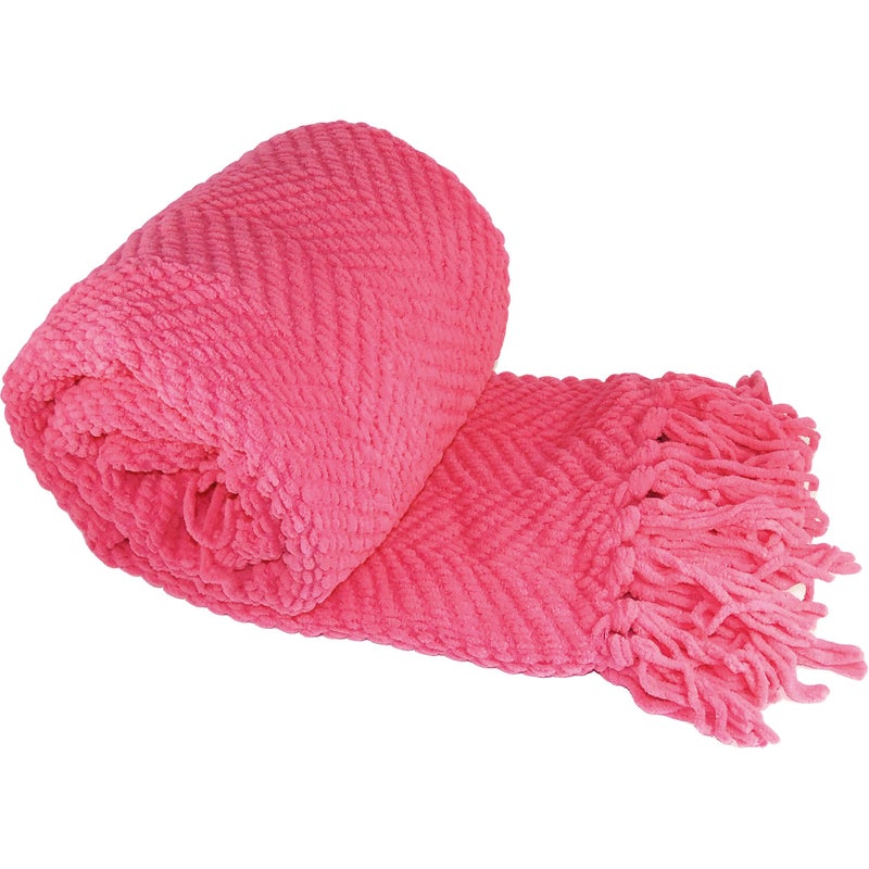 هوم سوفت ثينغز الصفحة الرئيسية ناعمة رمي الوردي بطانية تويد التويد رمي 50 '× 60' 'روز super super ناعم دافئ دافئ رمي التنفس رمي التنفس لغرفة المعيشة كرسي الأريكة أريكة غرفة نوم المنزل d؟ - Image 1