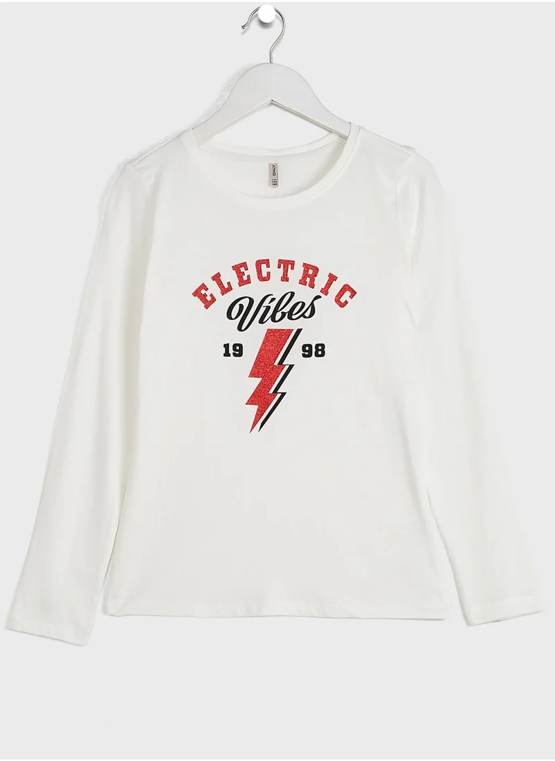 only_kids Kids Electric Printed T-Shirt