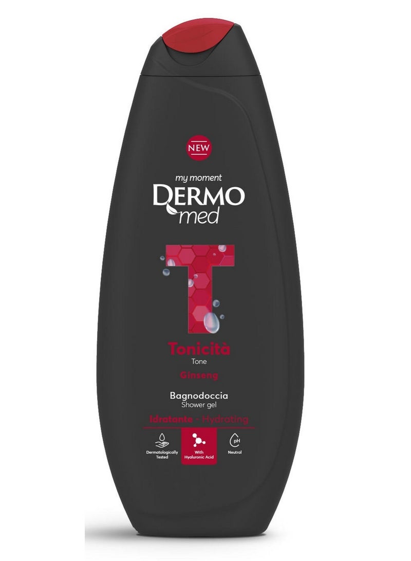 Dermomed Toning Ginseng Shower Gel 750 ML - Image 1
