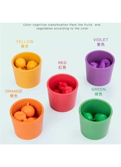 Cordova Learning Resources Veggie Farm Sorting wooden Mathematics Early Education Toys  - Image 2
