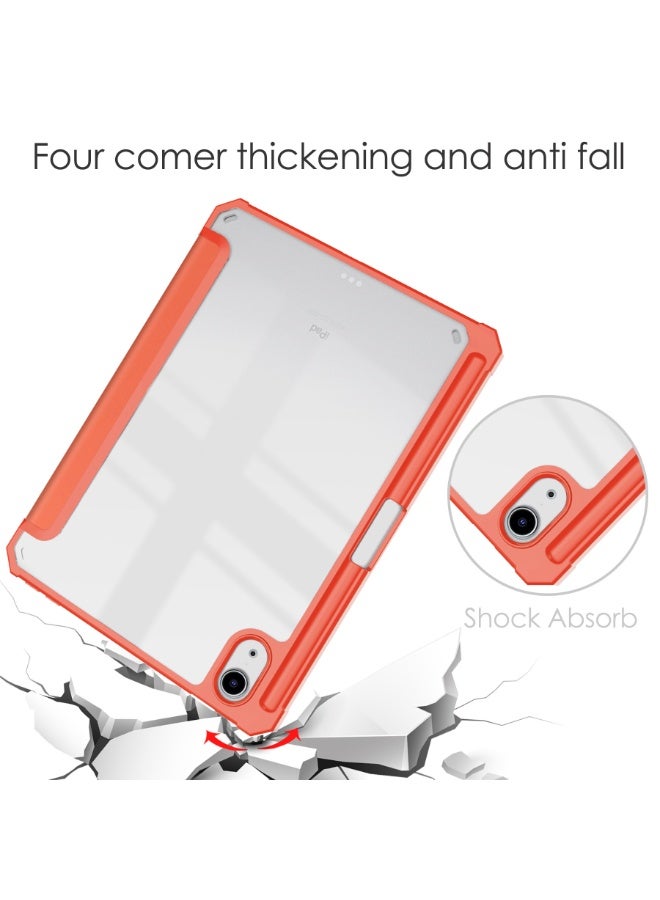 general iPad Mini 7 Case with Pencil Holder (2024), iPad 8.3 inch Clear Shell Cover with Translucent Back Corner, Bumper Protector Case, Auto Wake/Sleep - Image 4