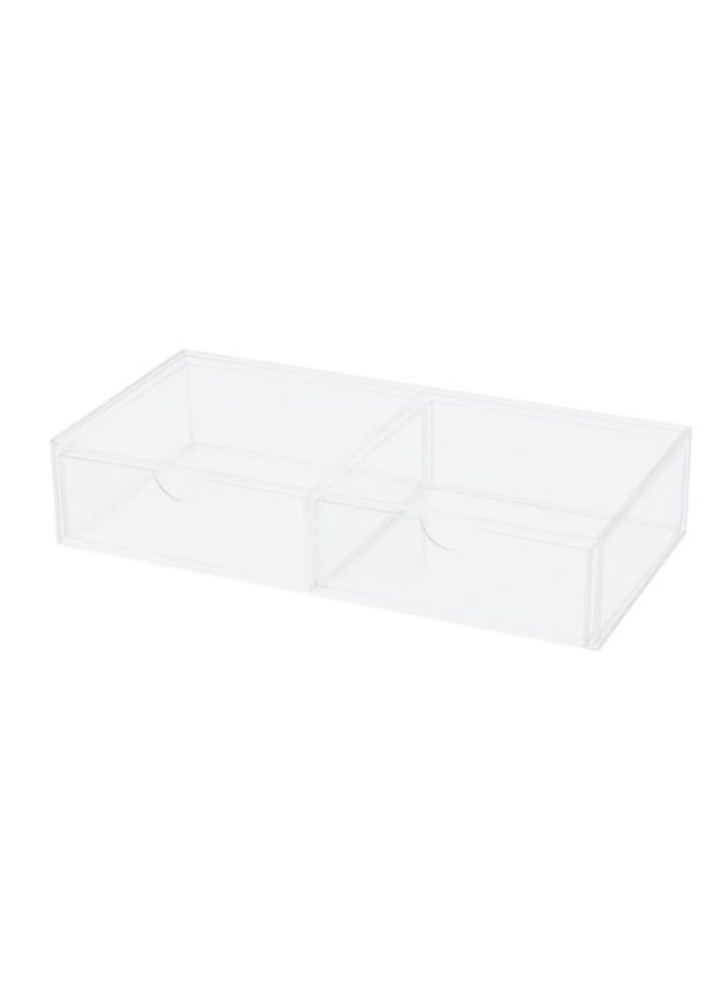 وحدة تخزين مكياج بدرجين، 25 × 12 سم - Image 1