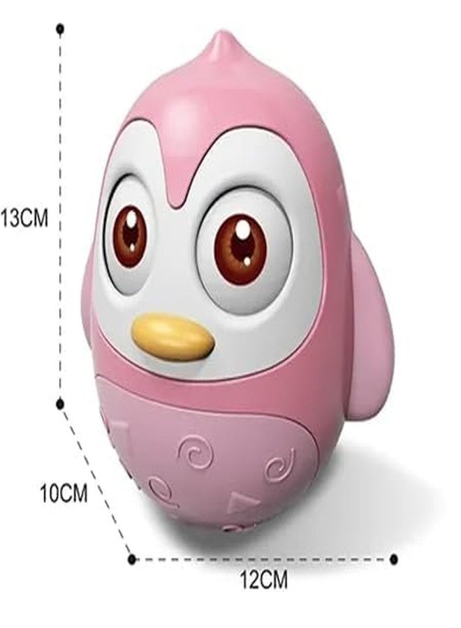 SMARTEZO Baby Toy ROLLYPOLLY Penguin Tumbler Toy for 6 Month and Above with Automatic Blinking Eyes and Sound, Best Gift for Toddlers - Image 4