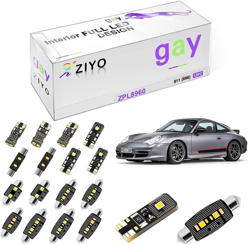 ZIYOLIGHT ZIYO ZPL8960 LED Interior Light Kit for Porsche 911 - Image 1