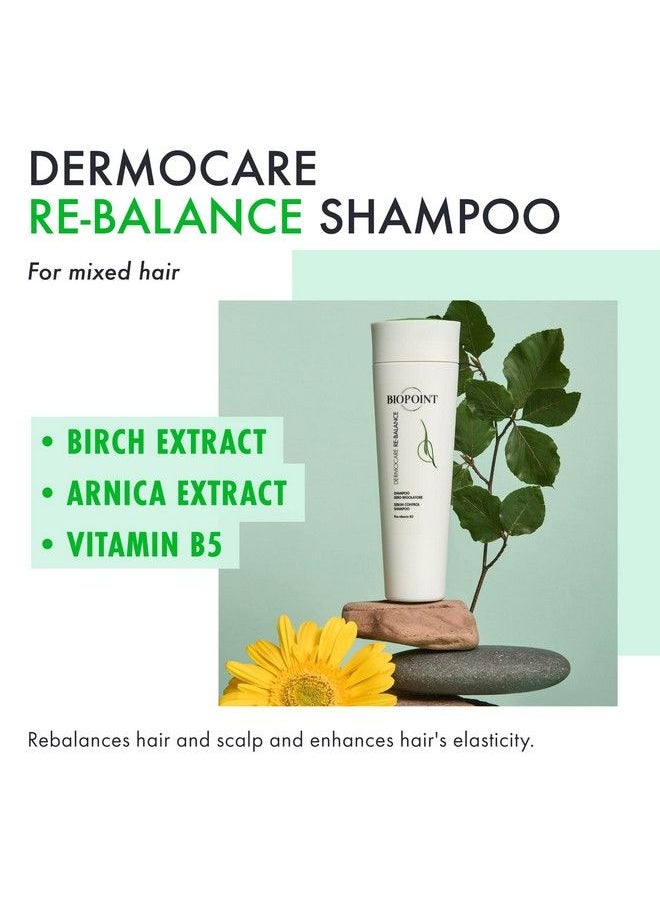 BioPoint - Rebalancing Shampoo For Oily Scalp And Dry Ends Dermocare Shampoo For Oily Hair Sebum Regulating Shampoo For Greasy Hair Oily Scalp Shampoo Dermocare Rebalance Oily Scalp Treatment - Image 1