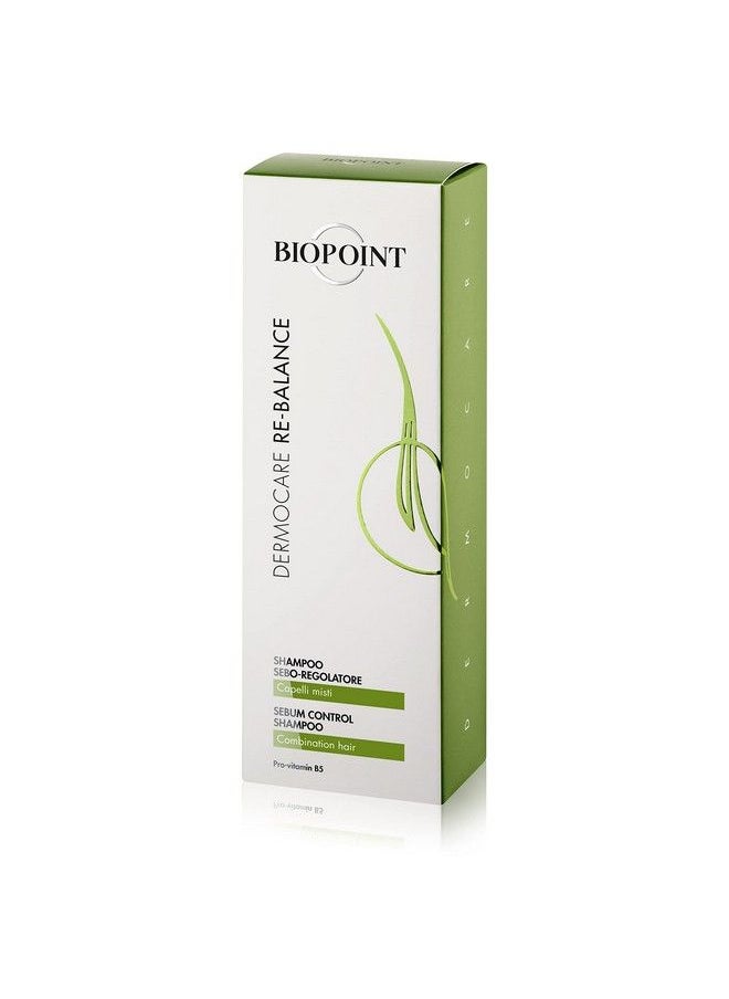 BioPoint - Rebalancing Shampoo For Oily Scalp And Dry Ends Dermocare Shampoo For Oily Hair Sebum Regulating Shampoo For Greasy Hair Oily Scalp Shampoo Dermocare Rebalance Oily Scalp Treatment - Image 1