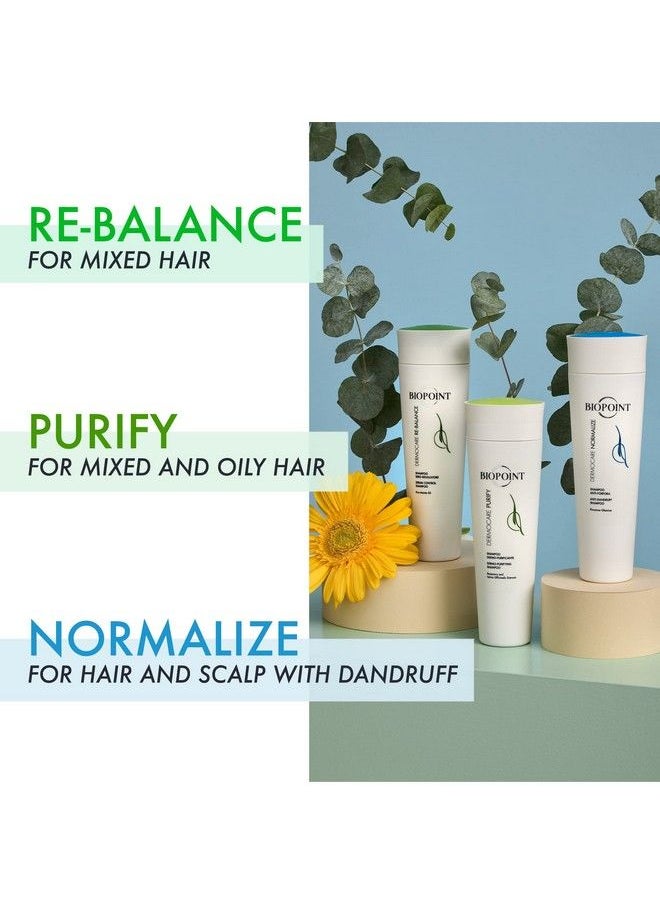 BioPoint - Rebalancing Shampoo For Oily Scalp And Dry Ends Dermocare Shampoo For Oily Hair Sebum Regulating Shampoo For Greasy Hair Oily Scalp Shampoo Dermocare Rebalance Oily Scalp Treatment - Image 1