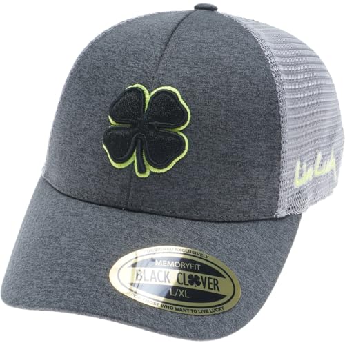 Black Clover Perfect Luck 8 Hat Black LG/XL - Image 5