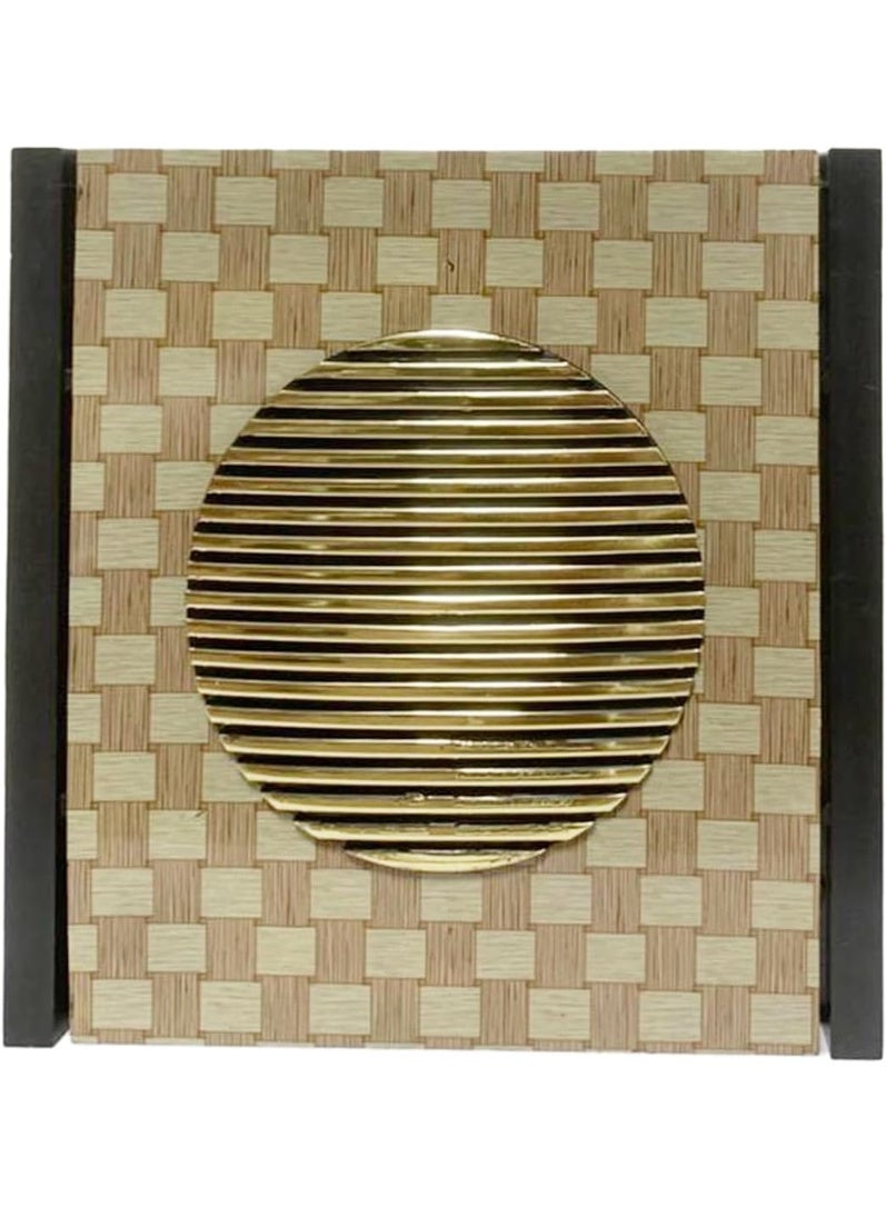 RACO Doorbell Chime – Classic Ding Dong Sound, 220V Electric Door Bell with Elegant Wooden Pattern Design – Durable & Stylish Home Calling Bell - Image 1