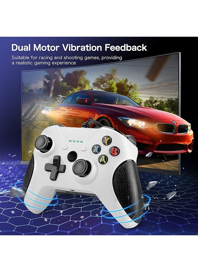ماركة غير محددة - وحدة تحكم سلكية لأجهزة Xbox One/Xbox Series X|S، وحدة تحكم Xbox السلكية مع اهتزاز مزدوج ومقبس صوت، وحدة تحكم سلكية لـ Xbox USB Gamepad Joypad لأجهزة Xbox 1X/S/Series S|X/PC (Win7/8/10) - Image 1