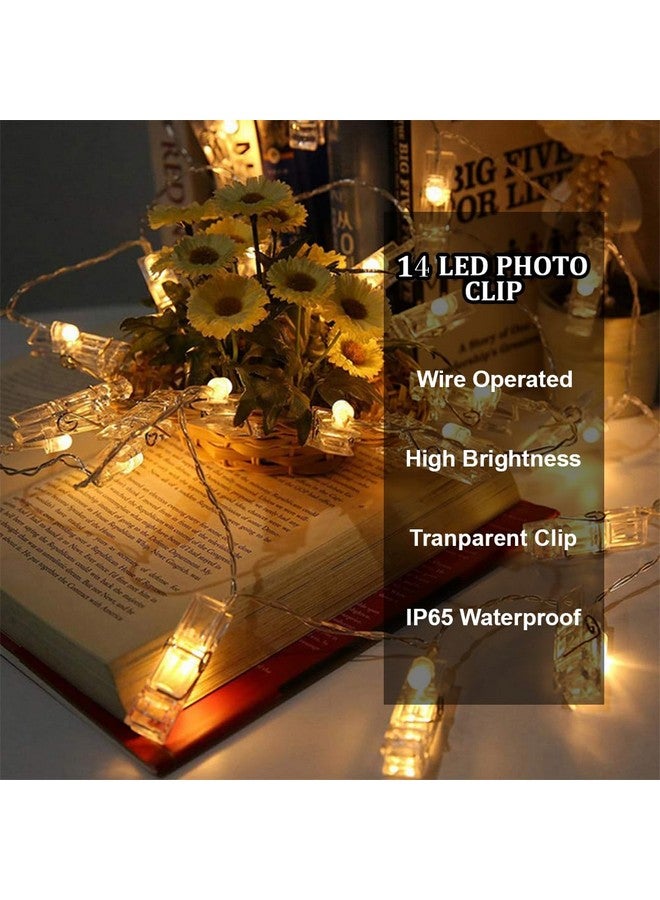 fizzytech Normal Clip String Light 14 Clips 3 Meter Outdoor Decoration Light(Plastic, LED) (Normal Clip Light-Warm White, Pack of 1) - Image 5