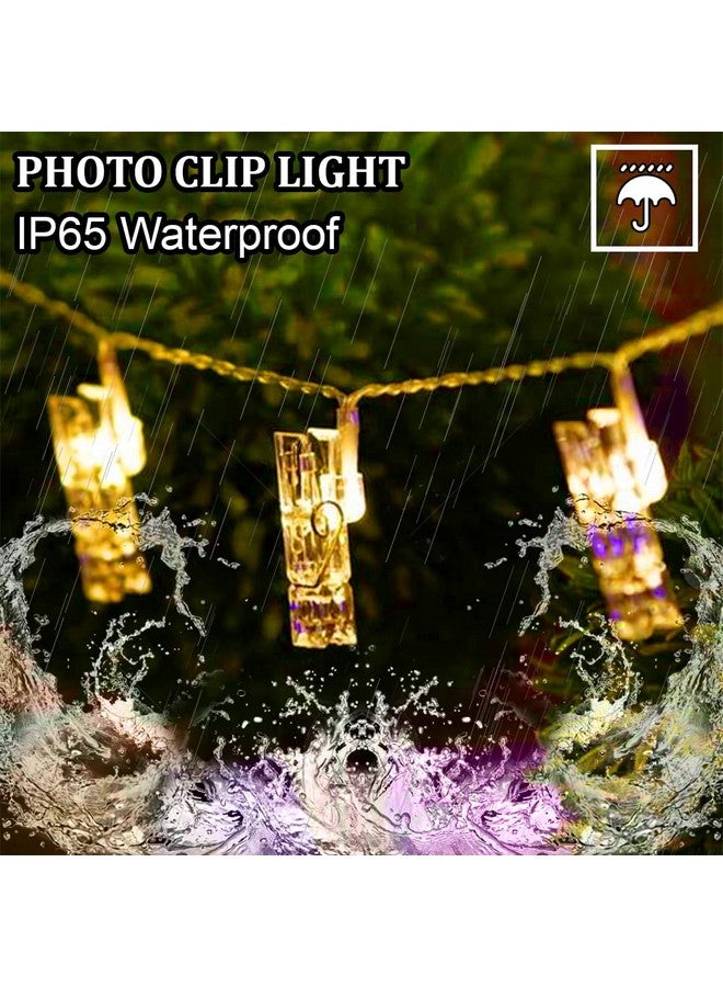 fizzytech Normal Clip String Light 14 Clips 3 Meter Outdoor Decoration Light(Plastic, LED) (Normal Clip Light-Warm White, Pack of 1) - Image 2