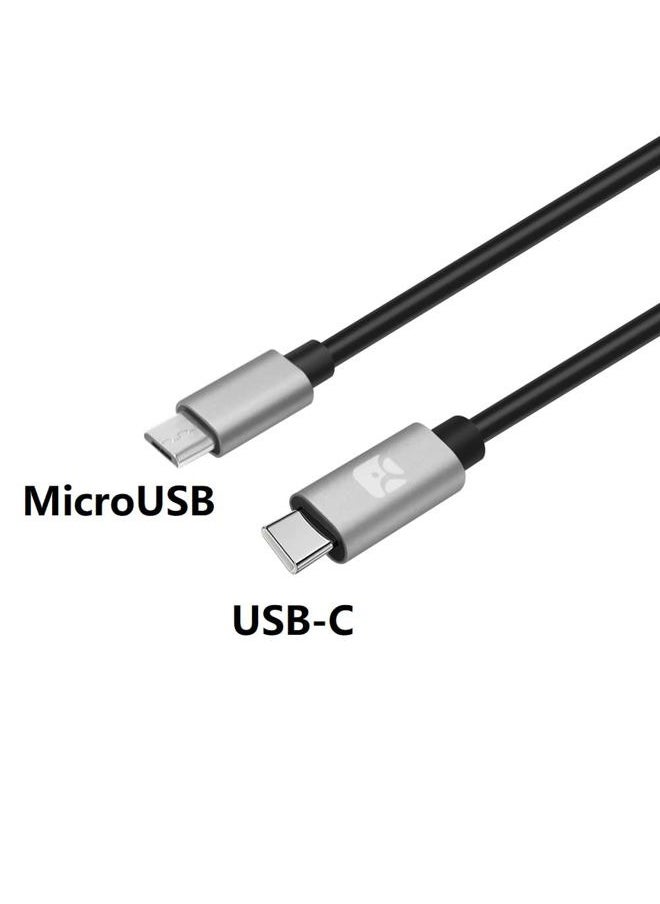 Meenova USB C to MicroUSB OTG Cable 5ft 1.5m for Shure Motiv Replacement 15" Cable for MV5, MV51, MV88+ and MVi (AMV-USBC15), Android Smartphone, Tablet, iPad Pro Connect Microphone, DAC, S22, S21  - Image 2