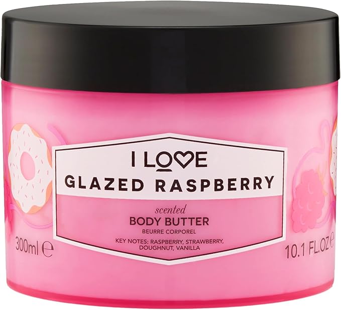 I Love Strawberries Cream Body Butter Made With 87 Naturally Derived Ingredients Including Shea Butter Coconut Oil For Soft Hydrated Skin Contains Natural Fruit Extracts 200ml - Image 1