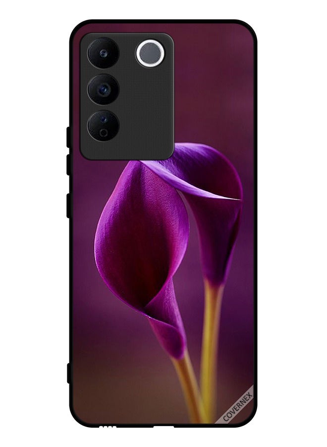 Covernex Protective Case Cover For Vivo V27e Two Beautiful Flowers - Image 1