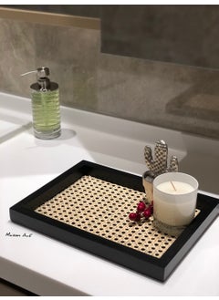 Maison Avf Rattan Hazeran Tray MA011  - Image 1