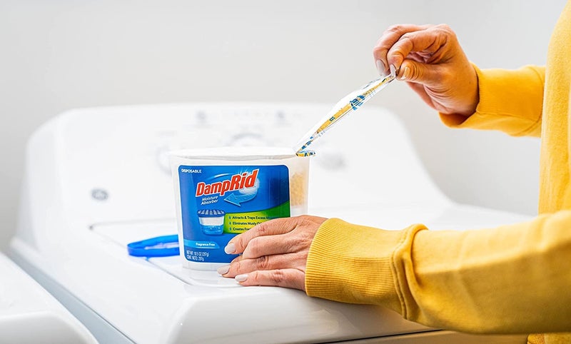 WM Barr DampRid Fragrance Free Disposable Moisture Absorber - 10.5 oz. Each - 3 Pack – Attracts & Traps Excess Moisture, Eliminates Musty Odors, Creates Fresher, Cleaner Air - Image 4