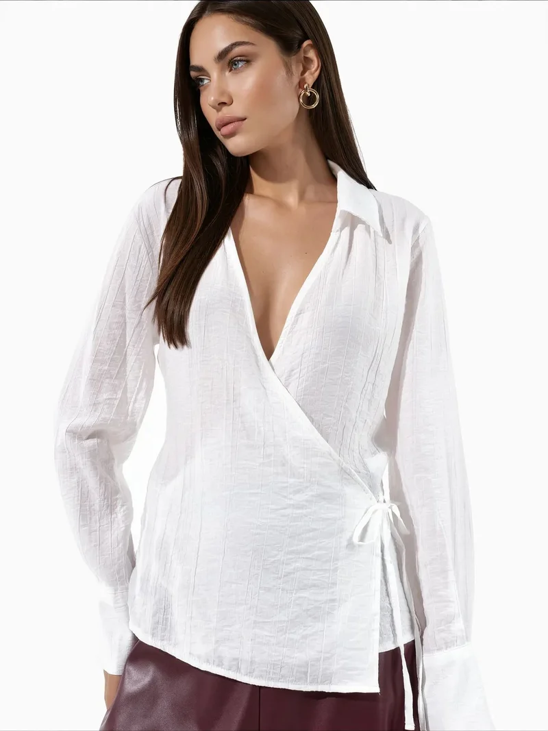 بوسيم BUSEM Women's Shirt Collar Shirt