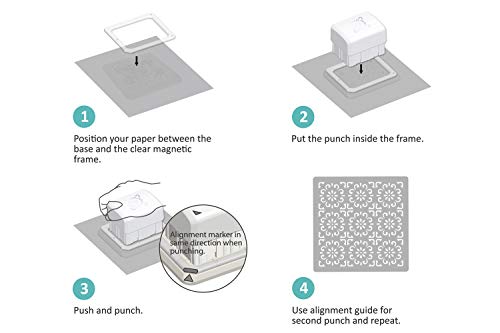 Bira Craft Anywhere Craft Punch, All Over The Page Punch (Flower 1) - Image 4