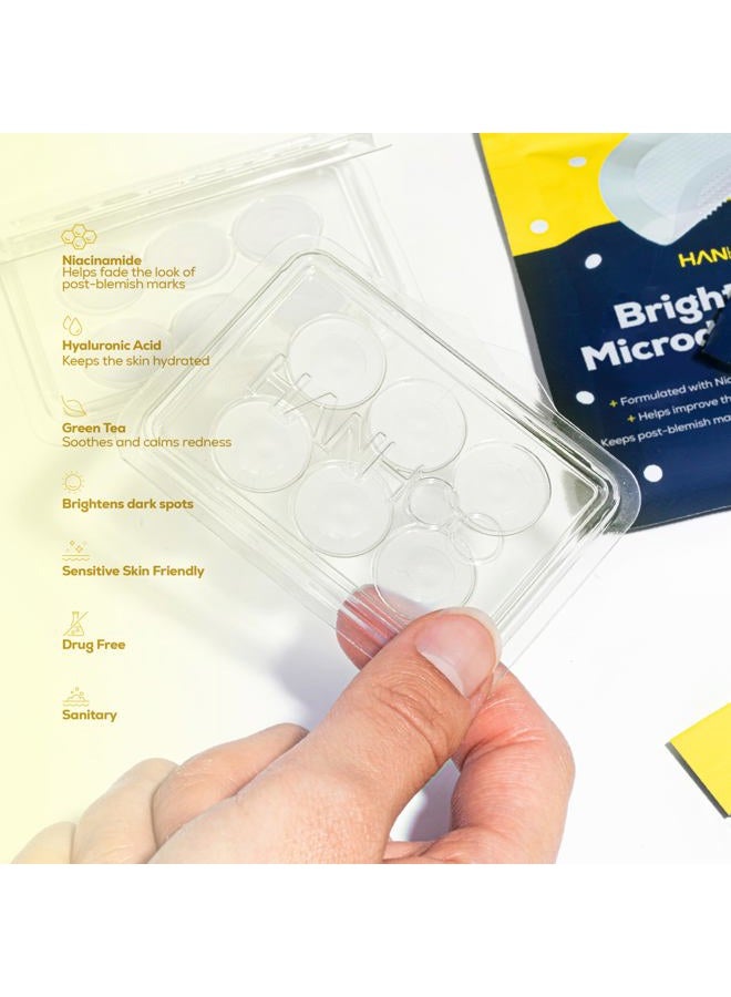 HANHOO Dark Spot Brightening Patch T-Zone Pore Patch|Hydrocolloid Nose Strips|Microneedle Patches for Dark Spots| T-Zone Pore Patches - 8 Pore + 8 Triangle Patches|Dark Spot Brightening Patch 12 - Image 5