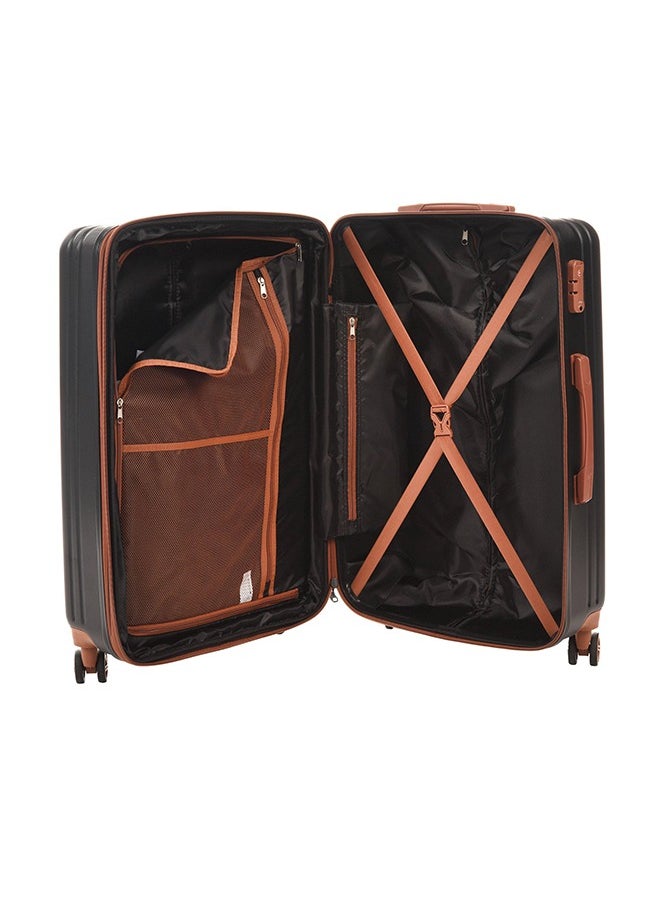 Travel Plus مجموعة من 3 قطع من حقائب الأمتعة بعجلات مقاس 20 و26 و30 بوصة باللون الأسود  - Image 4