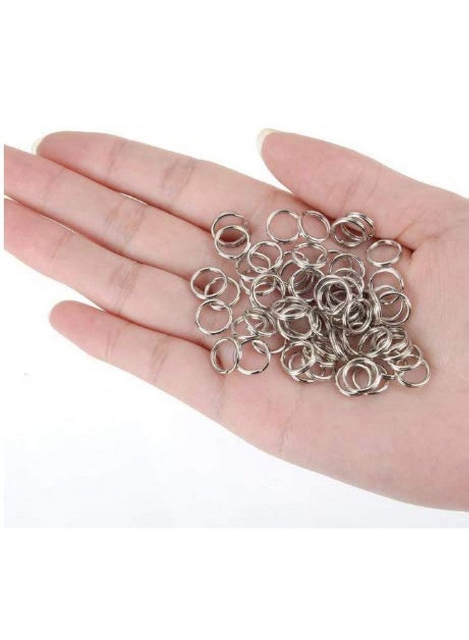 LASSUM 200PCS 10mm Double Loops Round Split Jump Rings Wire Connector for Jewelry Making,Silver - Image 2