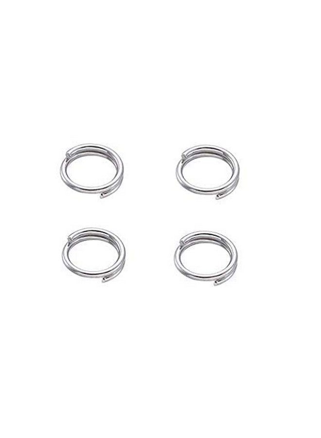 LASSUM 200PCS 10mm Double Loops Round Split Jump Rings Wire Connector for Jewelry Making,Silver - Image 3