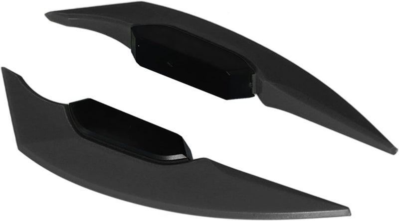 KSA market compliant quality aqxreight Pair Side Winglet Aerodynamic Wing Spoi Pair Side Winglet Aerodynamic Wing Spoiler for, Electric Bikes, and ATVs, High (Black) Fixed & portable compatible - Image 4