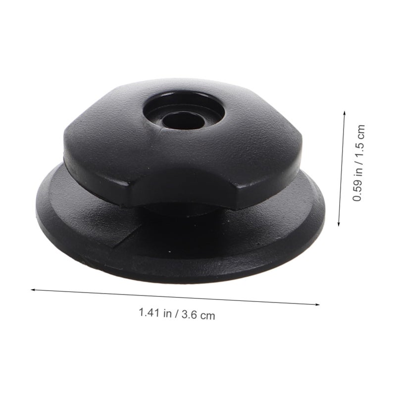 4 Pack Heavy Duty Car Trunk Hooks with Screws and Adhesive Tape for Cargo Net and Luggage Security - Image 3
