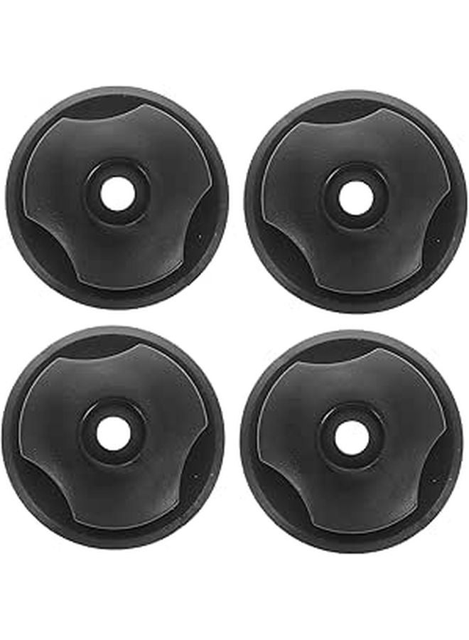 4 Pack Heavy Duty Car Trunk Hooks with Screws and Adhesive Tape for Cargo Net and Luggage Security - Image 1