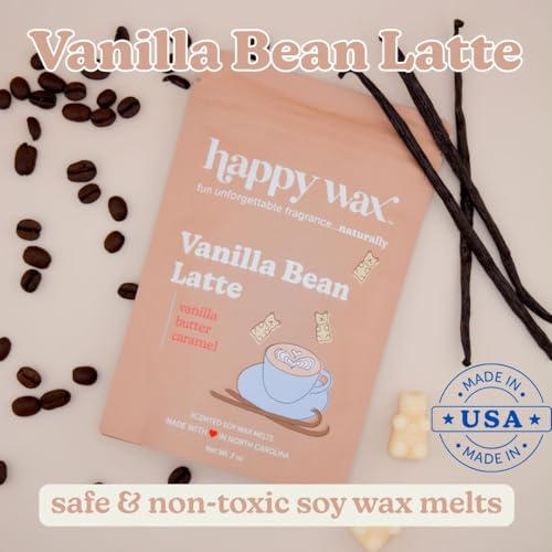 Happy Wax Vanilla Lovers Scented Natural Soy Wax Melts – 6 Oz Total - Includes: VanillaBeanLatte, VanillaSugar and VanillaSandalwood - Image 5
