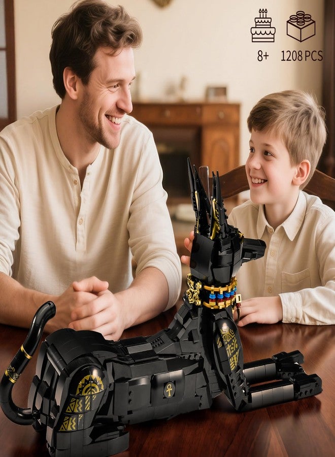 مجموعة بناء كلاب BNG، لعبة مكعبات بناء على شكل كلب حيواني لديكور المنزل والمكتب، مجموعات بناء إبداعية هدية للبالغين والمراهقين والأولاد من سن 8 سنوات فما فوق (1208 قطعة) - Image 5