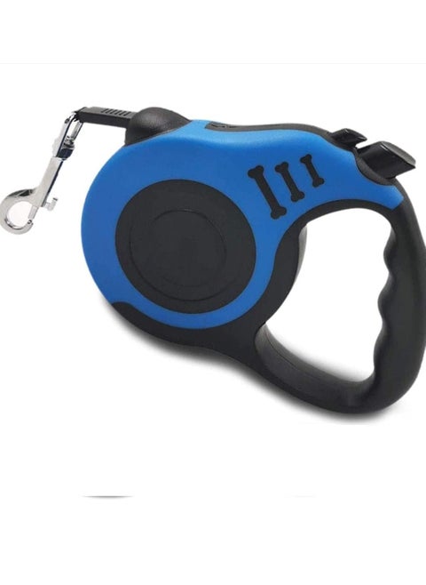 Retractable Dog Leash, Pet Walking Leash With Anti-slip Handle, Strong Nylon Tape, Tangle-free,One-handed One Button Lock & Release, Suitable For Small/Medium Dog Or Cat (16 ft)