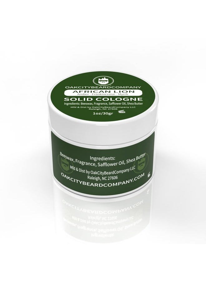 Oak City Beard Company - Sandalwood Vanilla - Solid Cologne - 1 Ounce - Sandalwood - Vanilla - Tonka Bean - Image 1