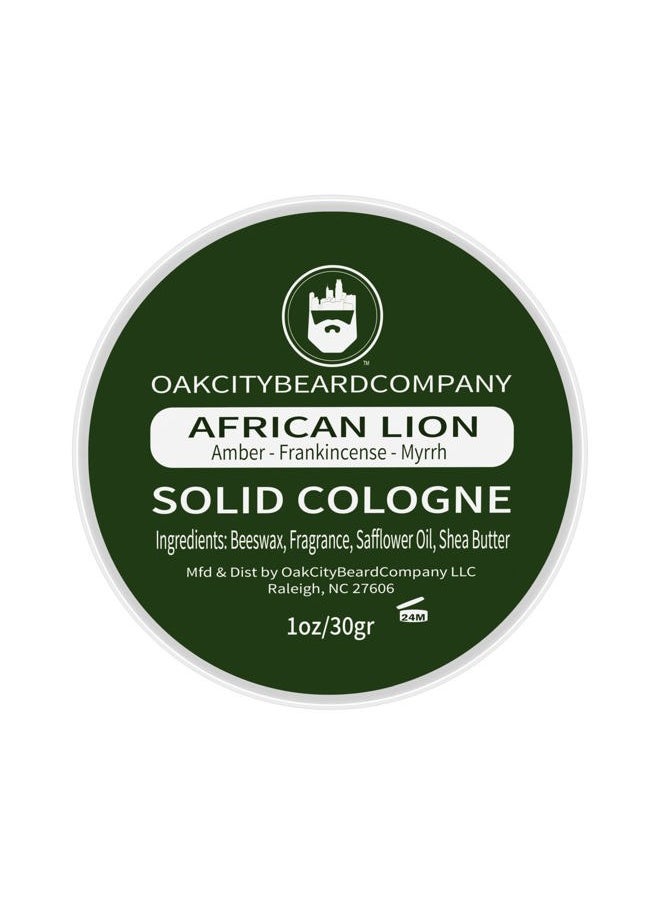 Oak City Beard Company - Sandalwood Vanilla - Solid Cologne - 1 Ounce - Sandalwood - Vanilla - Tonka Bean - Image 1
