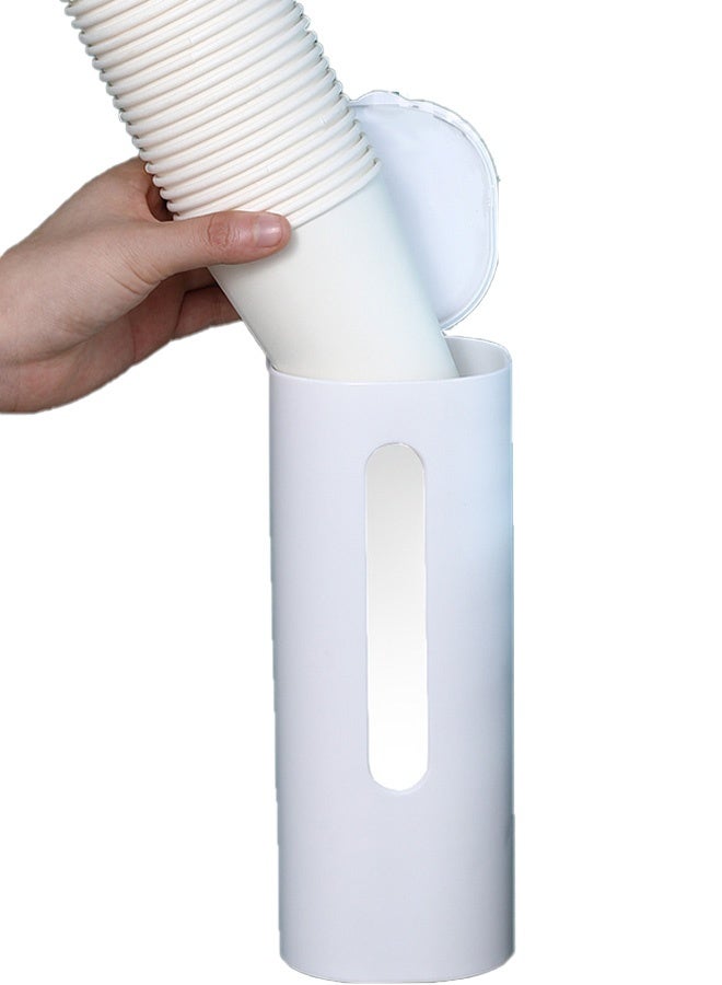 Single tube disposable cup dispenser Automatic cup remover for cone or flat cups 22 x 9 x 9 cm - Image 2