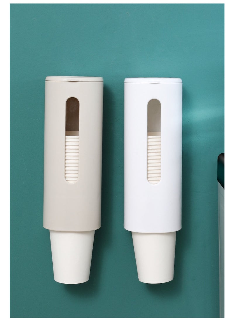 Single tube disposable cup dispenser Automatic cup remover for cone or flat cups 22 x 9 x 9 cm - Image 3