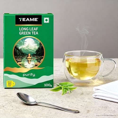 TE-A-ME Green Loose Leaves - 100 gm | Green Leaves Loose Tea 100 gm | No Added Flavour - Image 4