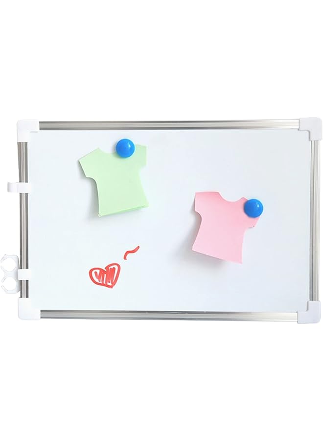 erorex Whiteboard Double Sided Magnetic White Board Set With Marker Pen For Charts Checklists Daily Planner Grocery Lists Selling Products Meals Planner And Drawing Small White Board 30 X 20  - Image 3