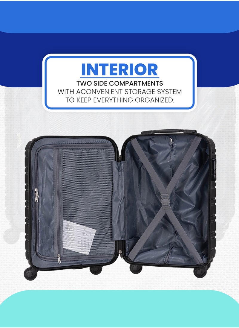 Stargold - Single Hardside Spinner ABS Trolley Luggage With Number Lock 20 Inches - Image 1