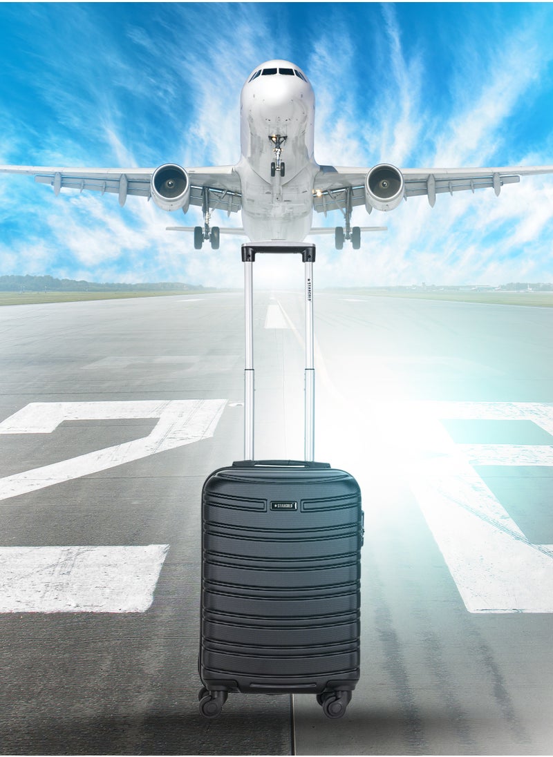 Stargold - Single Hardside Spinner ABS Trolley Luggage With Number Lock 20 Inches - Image 1