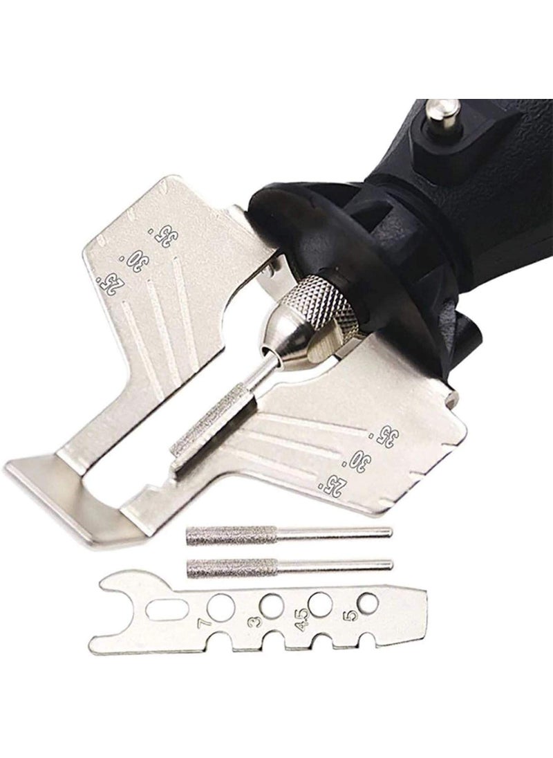 DIY Crafts Diy Crafts Drills Attachment Sharpener for Drill Bits Adapter Drill Rotary Tools Accessories Tool Sharpener Pack of 4 Kit Combo Kit Multicolor  - Image 3